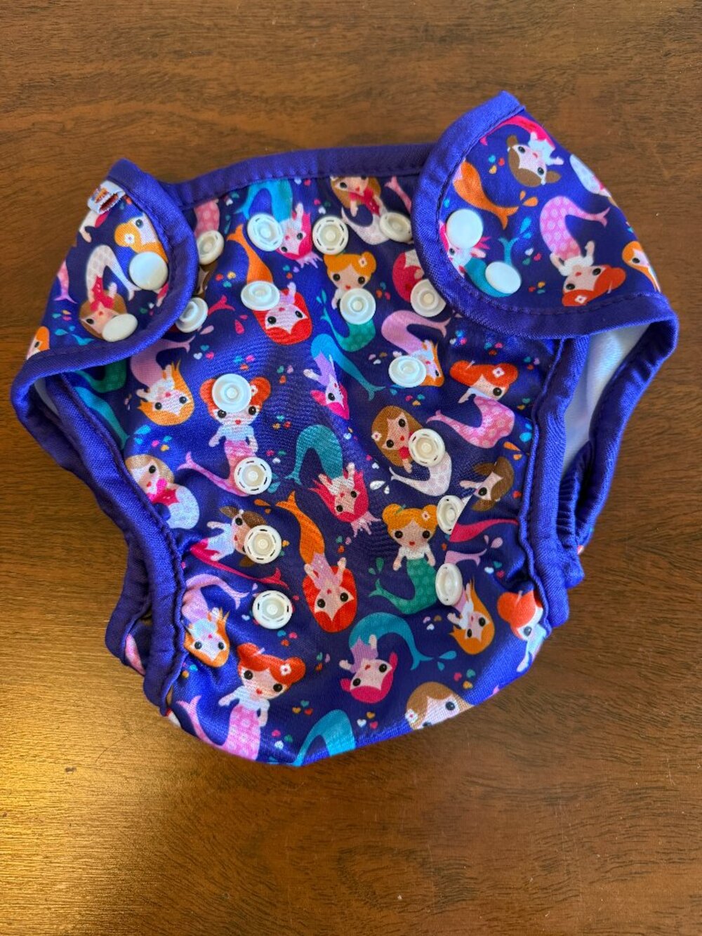 Bummies Mermaid Print Diaper Cover Baby & Toddler